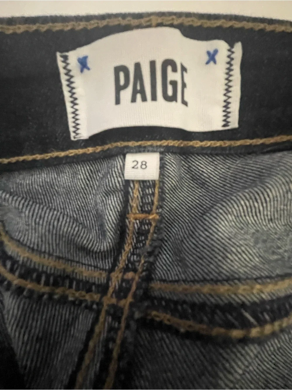 PAIGE Verdugo Ultra Skinny Jeans Women’s 28 Dark Wash Mid Rise Stretch Designer - Picture 7 of 8
